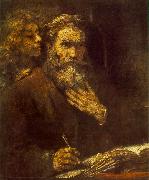 Evangelist Matthew Rembrandt